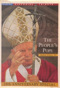 Magazine - Herald Sun 20th Anniversary Special Supplement - The People's Pope John Paul II, Herald Sun, The People's Pope John Paul II, 13th October 1998