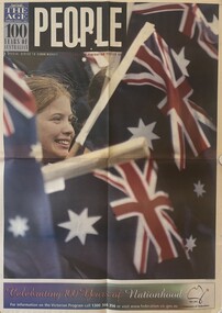 Poster - The Age 100 Years Of Australian People Poster, The Age, 5th March 2001