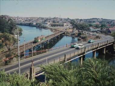 Photograph - Raleigh Road Tram And Car Bridges Over The Maribyrnong River Photograph