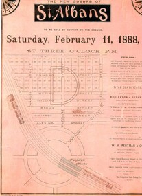 Poster - St. Albans Land Sales 1888 Advertisement Poster