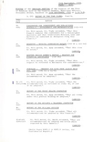 Administrative record - City of Sunshine - Commissioner Mr Alexander Alex George Gillon Collection 1976 - 1982 - Minutes Of Ordinary Meeting 14th September 1976, City of Sunshine, 14th September 1976