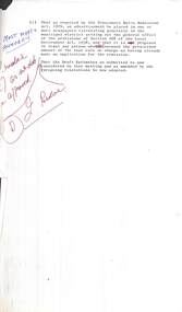 Administrative record - City of Sunshine - Commissioner Mr Alexander Alex George Gillon Collection 1976 - 1982 - Notice For Pensioners Rates Remission, City of Sunshine, 1976