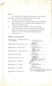 Administrative record - City of Sunshine - Commissioner Mr Alexander Alex George Gillon Collection 1976 - 1982 - Melbourne And Metropolitan Board Of Works Submission 2nd August 1977, City of Sunshine, 2nd August 1977