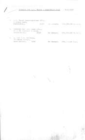 Administrative record - City of Sunshine - Commissioner Mr Alexander Alex George Gillon Collection 1976 - 1982 - Tenders for W.C. Block Hampshire Road, City of Sunshine, 4th August 1977