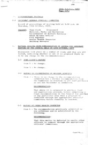 Administrative record - City of Sunshine - Commissioner Mr Alexander Alex George Gillon Collection 1976 - 1982 - Extraordinary Business 19th October 1977, City of Sunshine, 19th October 1977