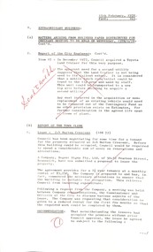 Administrative record - City of Sunshine - Commissioner Mr Alexander Alex George Gillon Collection 1976 - 1982 - Extraordinary Business Reports 15th February 1978, City of Sunshine Health Inspector, 15th February 1978