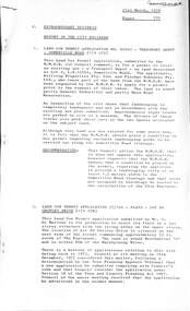 Administrative record - City of Sunshine - Commissioner Mr Alexander Alex George Gillon Collection 1976 - 1982 - Extraordinary Business Reports 21st March 1978, City of Sunshine, 21st March 1978