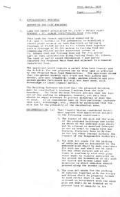 Administrative record - City of Sunshine - Commissioner Mr Alexander Alex George Gillon Collection 1976 - 1982 - Extraordinary Business Reports 18th April 1978, City of Sunshine, 18th April 1978