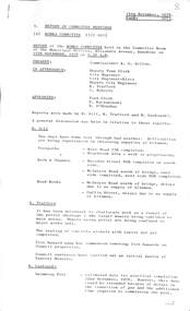 Administrative record - City of Sunshine - Commissioner Mr Alexander Alex George Gillon Collection 1976 - 1982 - Report of committee meetings 14th November 1978, City of Sunshine, 14th November 1978