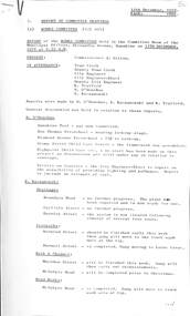 Administrative record - City of Sunshine - Commissioner Mr Alexander Alex George Gillon Collection 1976 - 1982 - Report of committee meetings 12th December 1978, City of Sunshine, 12th December 1978