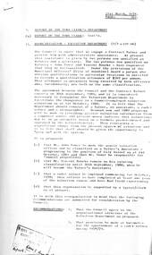 Administrative record - City of Sunshine - Commissioner Mr Alexander Alex George Gillon Collection 1976 - 1982 - Report of town clerk 21st March 1978, City of Sunshine, 21st March 1978