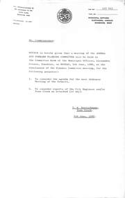 Administrative record - City of Sunshine - Commissioner Mr Alexander Alex George Gillon Collection 1976 - 1982 - Notice of committee meetings 9th June 1980, City of Sunshine, 4th June 1980