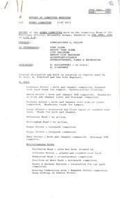 Administrative record - City of Sunshine - Commissioner Mr Alexander Alex George Gillon Collection 1976 - 1982 - Report of committee meetings 9th June 1980, City of Sunshine, 10th June 1980