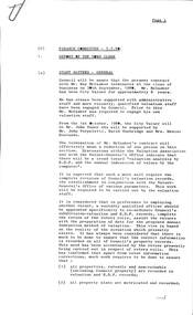 Administrative record - City of Sunshine - Commissioner Mr Alexander Alex George Gillon Collection 1976 - 1982 - Finance Committee Report 7th July 1980, City of Sunshine, 7th July 1980