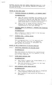 Administrative record - City of Sunshine - Commissioner Mr Alexander Alex George Gillon Collection 1976 - 1982 - Matters Arising From Agenda Committee 7th July 1980, City of Sunshine, 7th July 1980