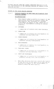 Administrative record - City of Sunshine - Commissioner Mr Alexander Alex George Gillon Collection 1976 - 1982 -  Matters Arising From Agenda Committee 22nd July 1980, City of Sunshine, 22nd July 1980