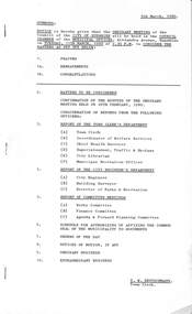 Administrative record - City of Sunshine - Commissioner Mr Alexander Alex George Gillon Collection 1976 - 1982 - Notice of ordinary meeting of the council 11th March 1980, City of Sunshine, 5th March 1980