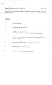Administrative record - City of Sunshine - Commissioner Mr Alexander Alex George Gillon Collection 1976 - 1982 - Possible alternatives on ward boundary changes 20th March 1980, City of Sunshine, 20th March 1980