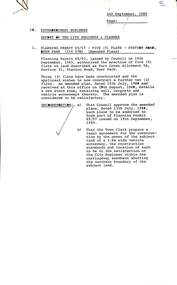 Administrative record - City of Sunshine - Commissioner Mr Alexander Alex George Gillon Collection 1976 - 1982 - Extraordinary business 2nd September 1980, City of Sunshine, 2nd September 1980