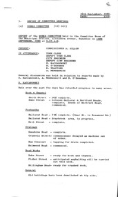 Administrative record - City of Sunshine - Commissioner Mr Alexander Alex George Gillon Collection 1976 - 1982 - Report of committee meetings 15th September 1980, City of Sunshine, 16th September 1980