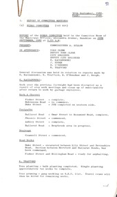 Administrative record - City of Sunshine - Commissioner Mr Alexander Alex George Gillon Collection 1976 - 1982 - Report of committee meetings 29th September 1980, City of Sunshine, 30th September 1980
