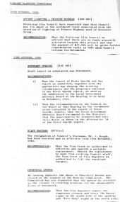 Administrative record - City of Sunshine - Commissioner Mr Alexander Alex George Gillon Collection 1976 - 1982 - Forward planning committee report 16th and 23rd Oct 1980, City of Sunshine, 16th October 1980