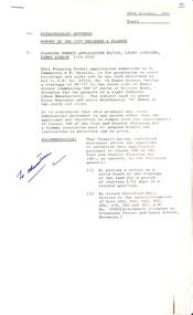 Administrative record - City of Sunshine - Commissioner Mr Alexander Alex George Gillon Collection 1976 - 1982 - Extraordinary business 28th October 1980, City of Sunshine, 28th October 1980