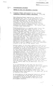 Administrative record - City of Sunshine - Commissioner Mr Alexander Alex George Gillon Collection 1976 - 1982 - Extraordinary business 11th November 1980, City of Sunshine, 11th November 1980