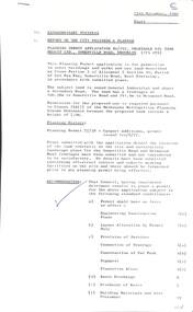 Administrative record - City of Sunshine - Commissioner Mr Alexander Alex George Gillon Collection 1976 - 1982 - Extraordinary business 25th November 1980, City of Sunshine, 25th November 1980