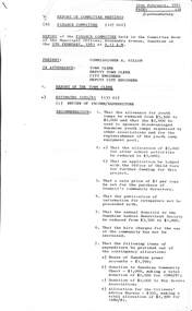 Administrative record - City of Sunshine - Commissioner Mr Alexander Alex George Gillon Collection 1976 - 1982 - Report of finance committee meeting 9th February 1981, City of Sunshine, 10th February 1981