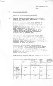 Administrative record - City of Sunshine - Commissioner Mr Alexander Alex George Gillon Collection 1976 - 1982 - Extraordinary business 24th February 1981, City of Sunshine, 24th February 1981