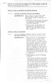 Administrative record - City of Sunshine - Commissioner Mr Alexander Alex George Gillon Collection 1976 - 1982 - Matters Arising From Agenda Committee 24th February 1981, City of Sunshine, 24th February 1981