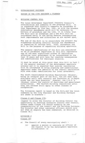Administrative record - City of Sunshine - Commissioner Mr Alexander Alex George Gillon Collection 1976 - 1982 - Extraordinary business 12th March 1981, City of Sunshine, 12th May 1981