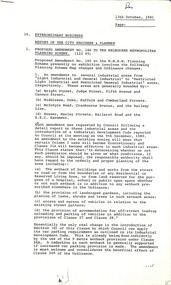 Administrative record - City of Sunshine - Commissioner Mr Alexander Alex George Gillon Collection 1976 - 1982 - Extraordinary business 13th October 1981, City of Sunshine, 13th October 1981