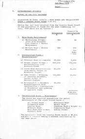Administrative record - City of Sunshine - Commissioner Mr Alexander Alex George Gillon Collection 1976 - 1982 - Extraordinary business 2nd May 1978, City of Sunshine, 2nd May 1981