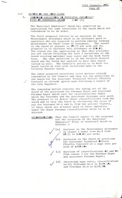 Administrative record - City of Sunshine - Commissioner Mr Alexander Alex George Gillon Collection 1976 - 1982 - Report of the Town Clerk's department 13th January 1981, City of Sunshine, 13th January 1981