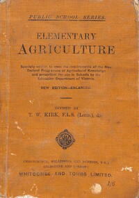 Book - Elementary Agriculture, T. W. Kirk