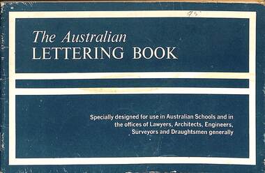 Book - The Australian Lettering Book, Angus & Robertson Ltd, 1974