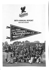 Administrative record - Sunshine Baseball Club 88th Annual Report 2024 - 2025 Season, Sunshine Baseball Club, 2025