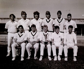 Photograph - Sunshine Cricket Club B Grade Season 1990 - 1991 Champion Cricket Team Photographs, The Sunshine Advocate, 13th April 1991