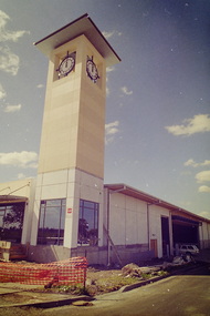 Photograph - Sunshine Plaza Clock Tower Hampshire Road Sunshine Under Construction 1994 Photographs, Craig Cahill, 16th September 1994