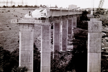 Photograph - Whitten Bridge Western Ring Road Under Construction 1993 Photographs, C. McGee, 6th October 1993