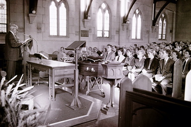 Photograph - Don McKay Funeral Presbyterian Church Anderson Road Sunshine 1992 Photographs, C. McGee, 4th May 1992