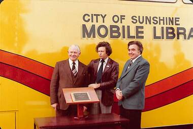 Photograph - City Of Sunshine Book Mobile Library Launch 1978 Photographs, 1978