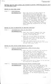 Administrative record - City of Sunshine - Commissioner Mr Alexander Alex George Gillon Collection 1976 - 1982 - Matters Arising Agenda And Forward Committee 10th July 1978, City of Sunshine, 10th July 1978