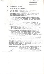 Administrative record - City of Sunshine - Commissioner Mr Alexander Alex George Gillon Collection 1976 - 1982 - Extraordinary Business 30th May 1978, City of Sunshine, 30th May 1978