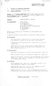 Administrative record - City of Sunshine - Commissioner Mr Alexander Alex George Gillon Collection 1976 - 1982 - Report on Committee Meetings 5th September 1978, City of Sunshine, 5th September 1978