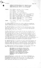 Administrative record - City of Sunshine - Commissioner Mr Alexander Alex George Gillon Collection 1976 - 1982 - Report of Insurance Agency Ad-Hoc Committee 27th June 1979, City of Sunshine, 27th June 1979