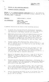 Administrative record - City of Sunshine - Commissioner Mr Alexander Alex George Gillon Collection 1976 - 1982 - Report of the forward planning meeting 1st May 1980, City of Sunshine, 12th May 1980