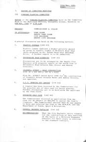 Administrative record - City of Sunshine - Commissioner Mr Alexander Alex George Gillon Collection 1976 - 1982 - Report of the forward planning meeting 8th May 1980, City of Sunshine, 12th May 1980